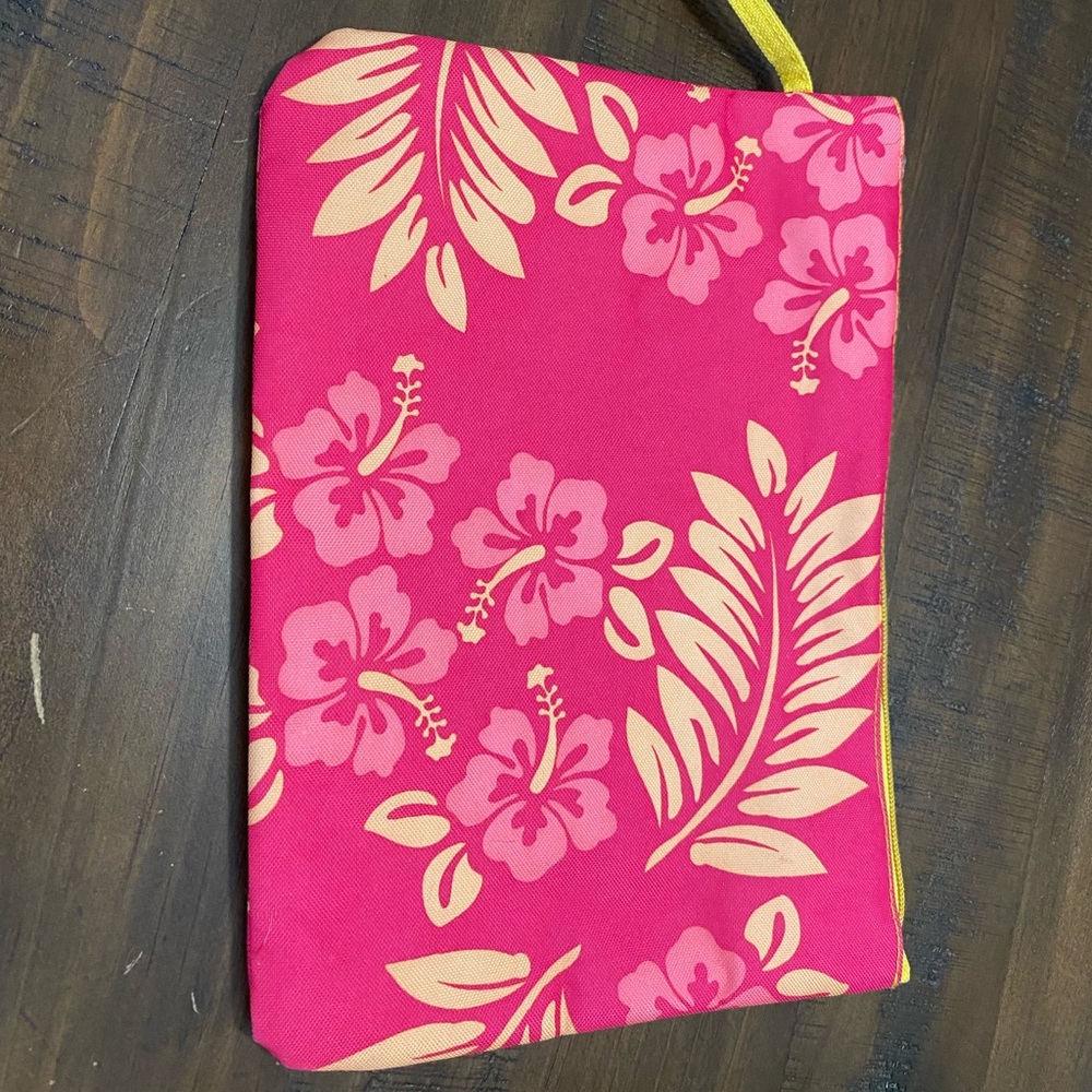 Tropical bathing suit bag